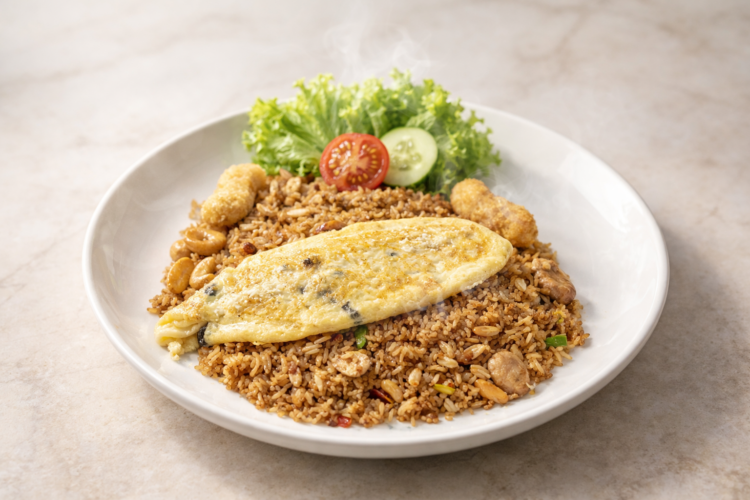 Nasi Goreng Omelete